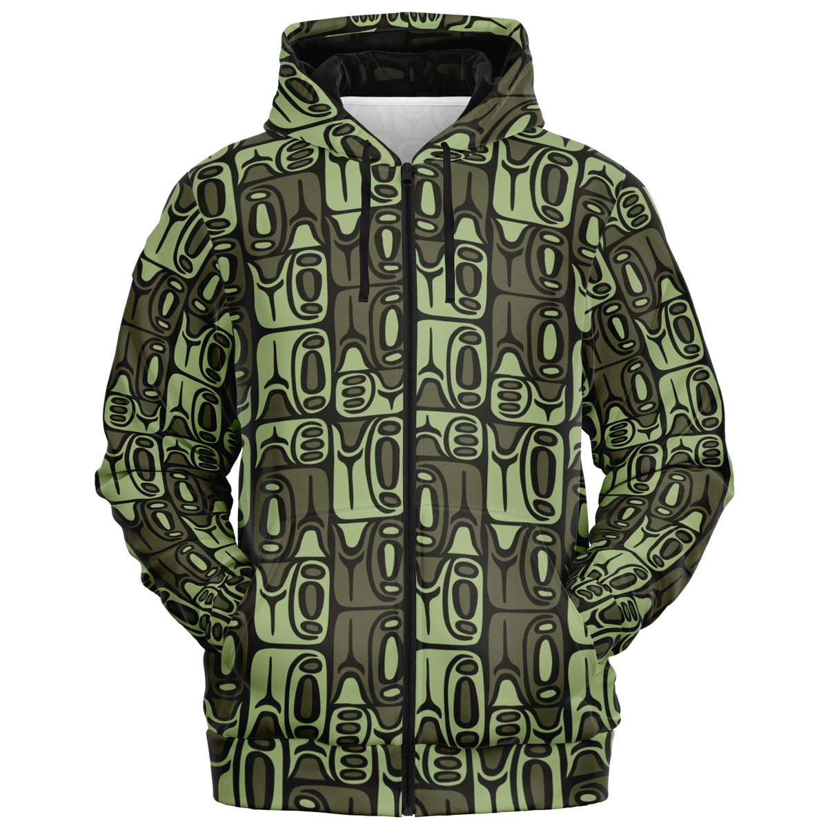 The Aloha Hoodie – Circa70: DkGreen+LtGreen