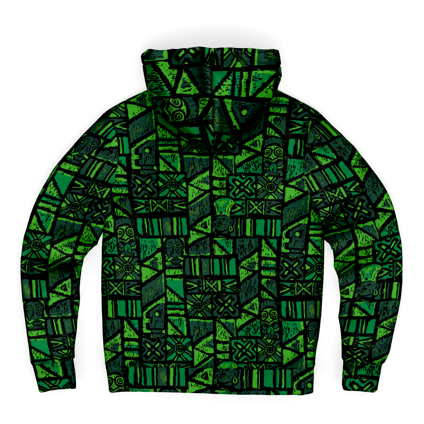 The Aloha Sherpa-Lined Hoodie – Shelter Island Tapa: Fern Grotto