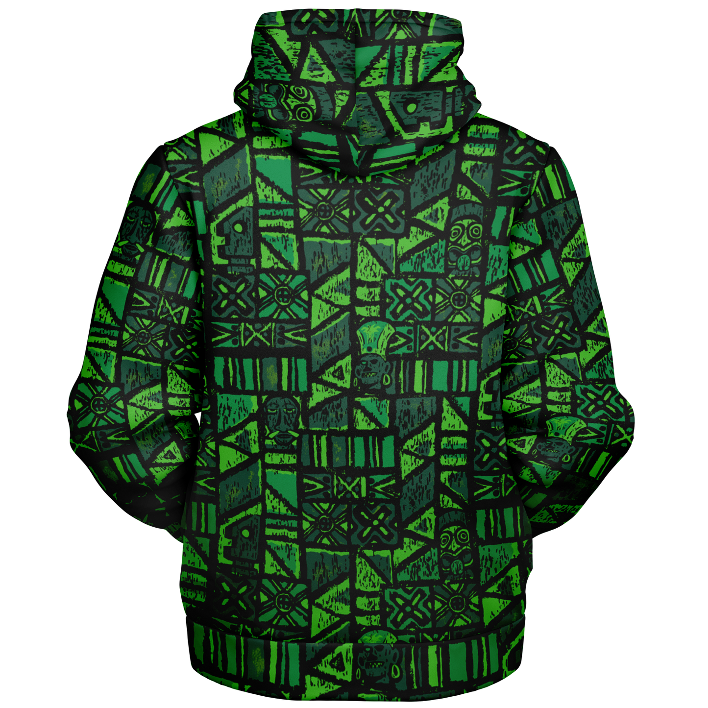 The Aloha Sherpa-Lined Hoodie – Shelter Island Tapa: Fern Grotto