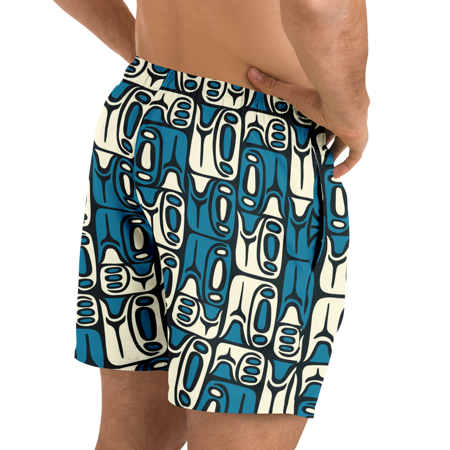 Swim Trunks – Circa70: Blue+White