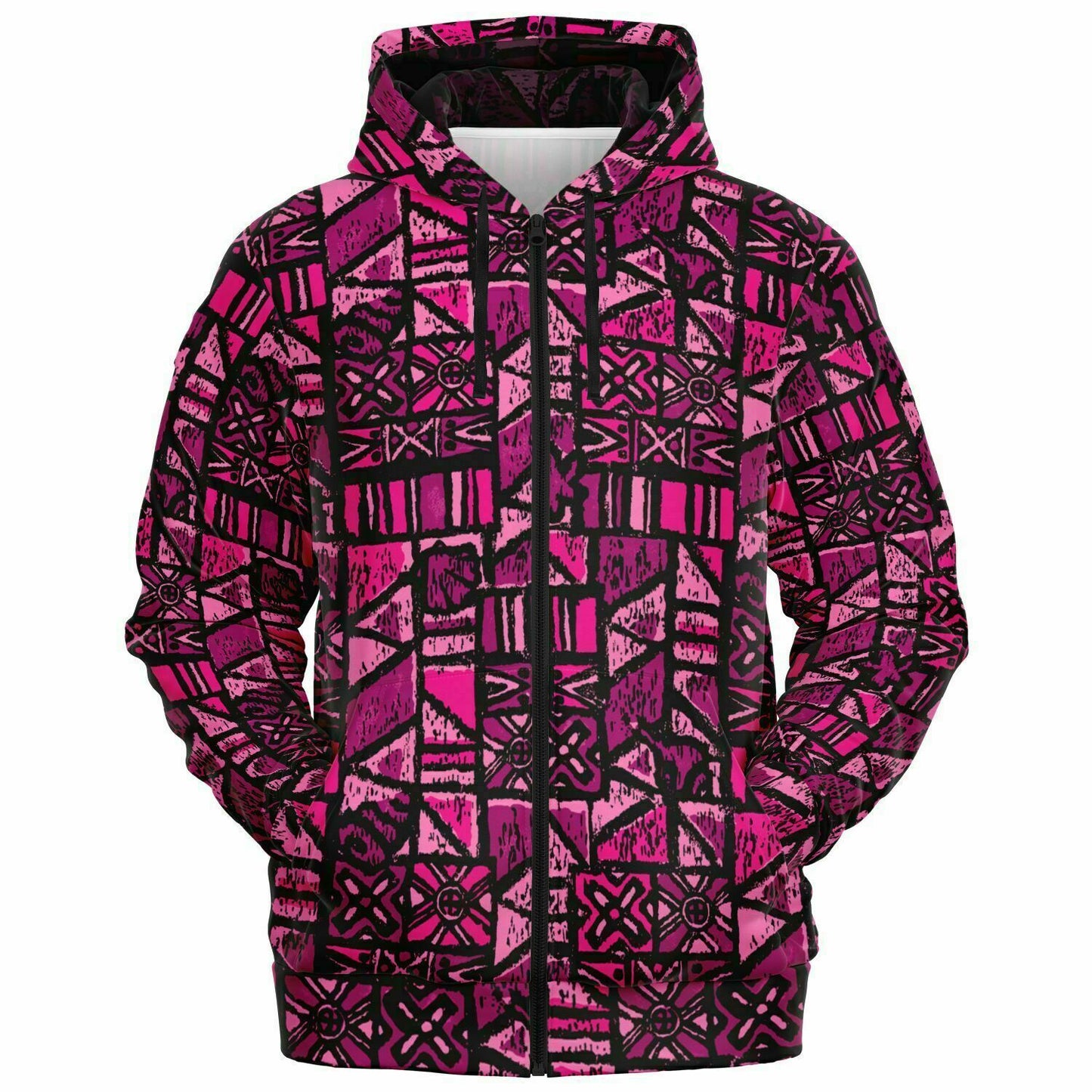 The Aloha Hoodie – OG Tapa: Dragon Fruit