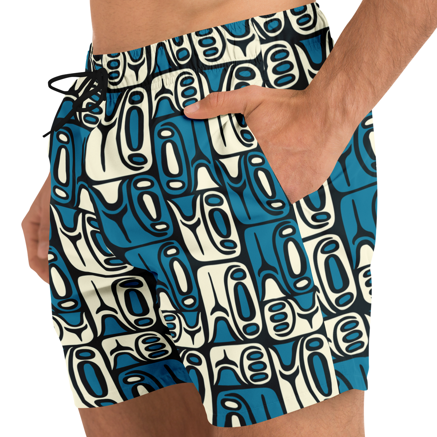 Swim Trunks – Circa70: Blue+White