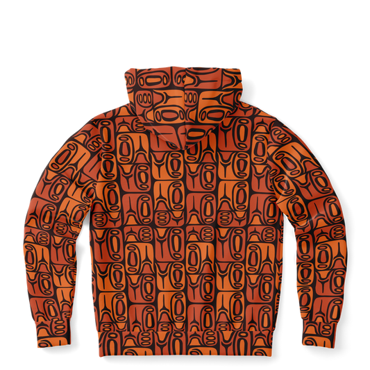 The Aloha Hoodie – Circa70: DkOrange+LtOrange