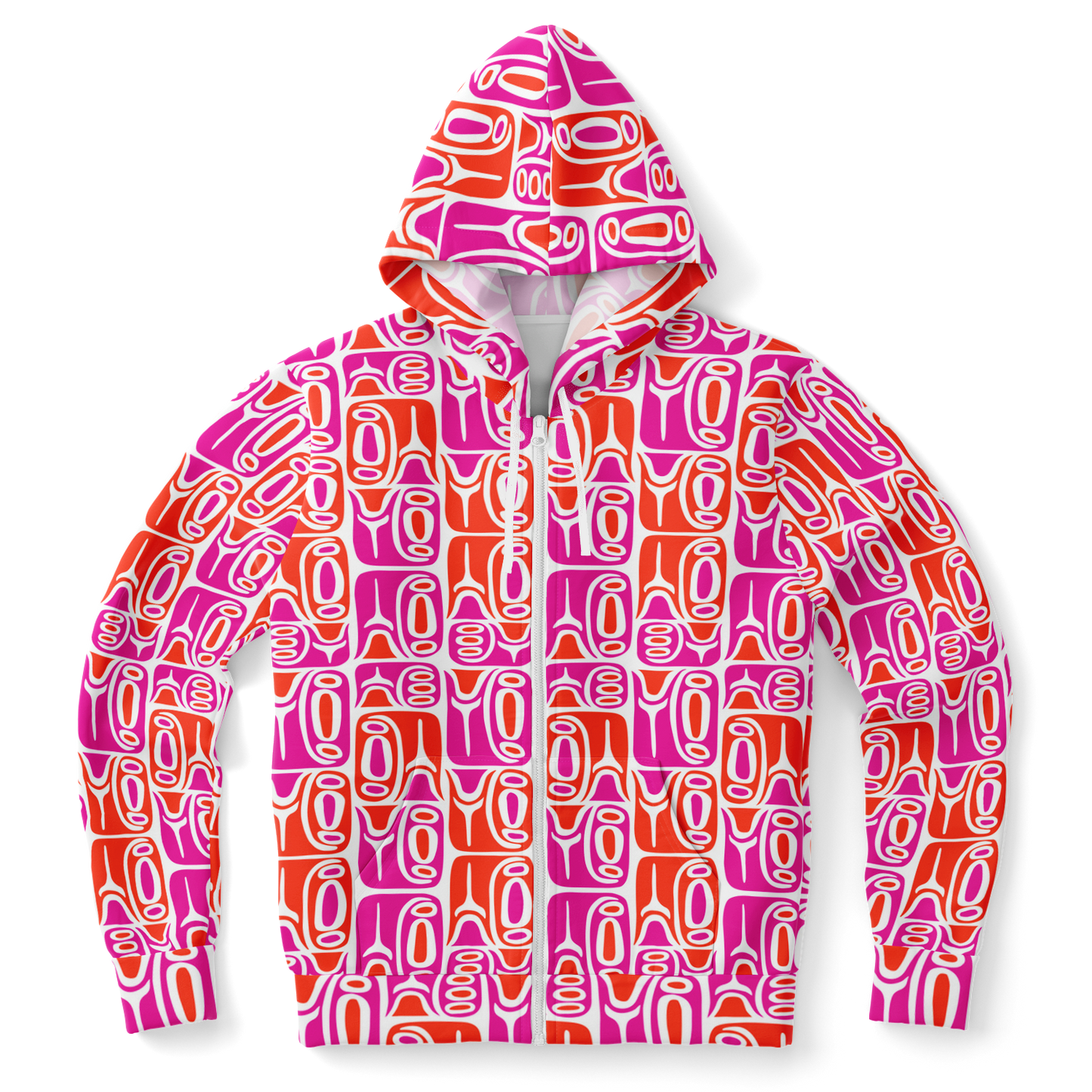 The Aloha Hoodie – Circa70: Pink+Orange+White