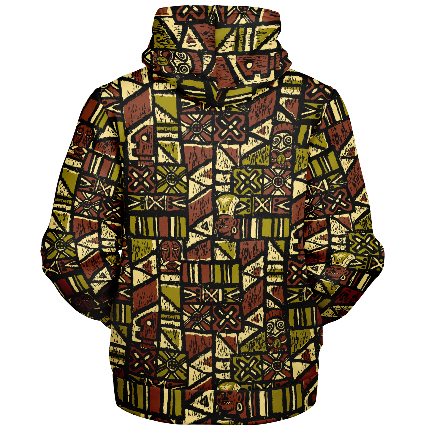 The Aloha Sherpa-Lined Hoodie – Shelter Island Tapa: Jungle Trail