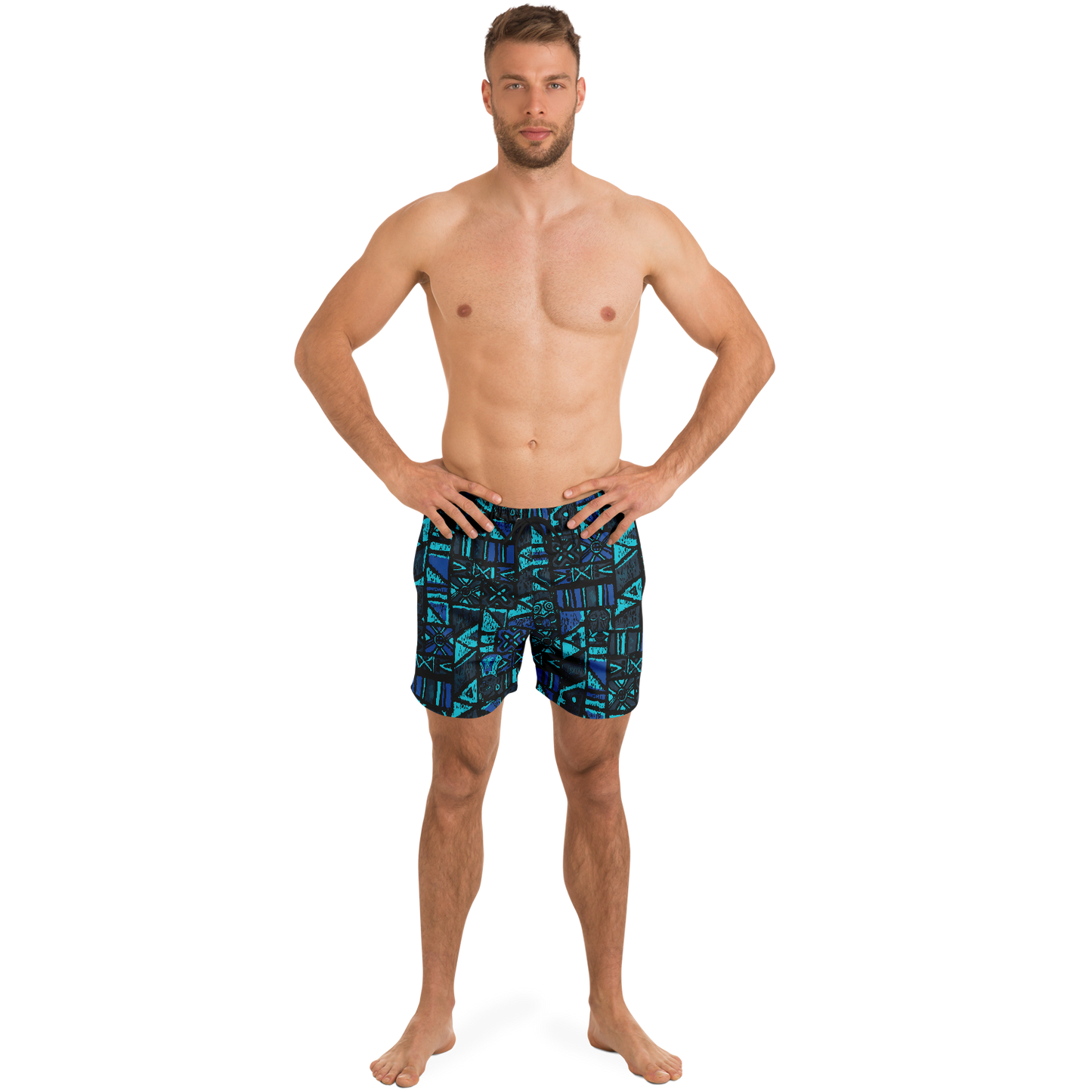 Swim Trunks – Shelter Island Tapa: Midnight Lagoon