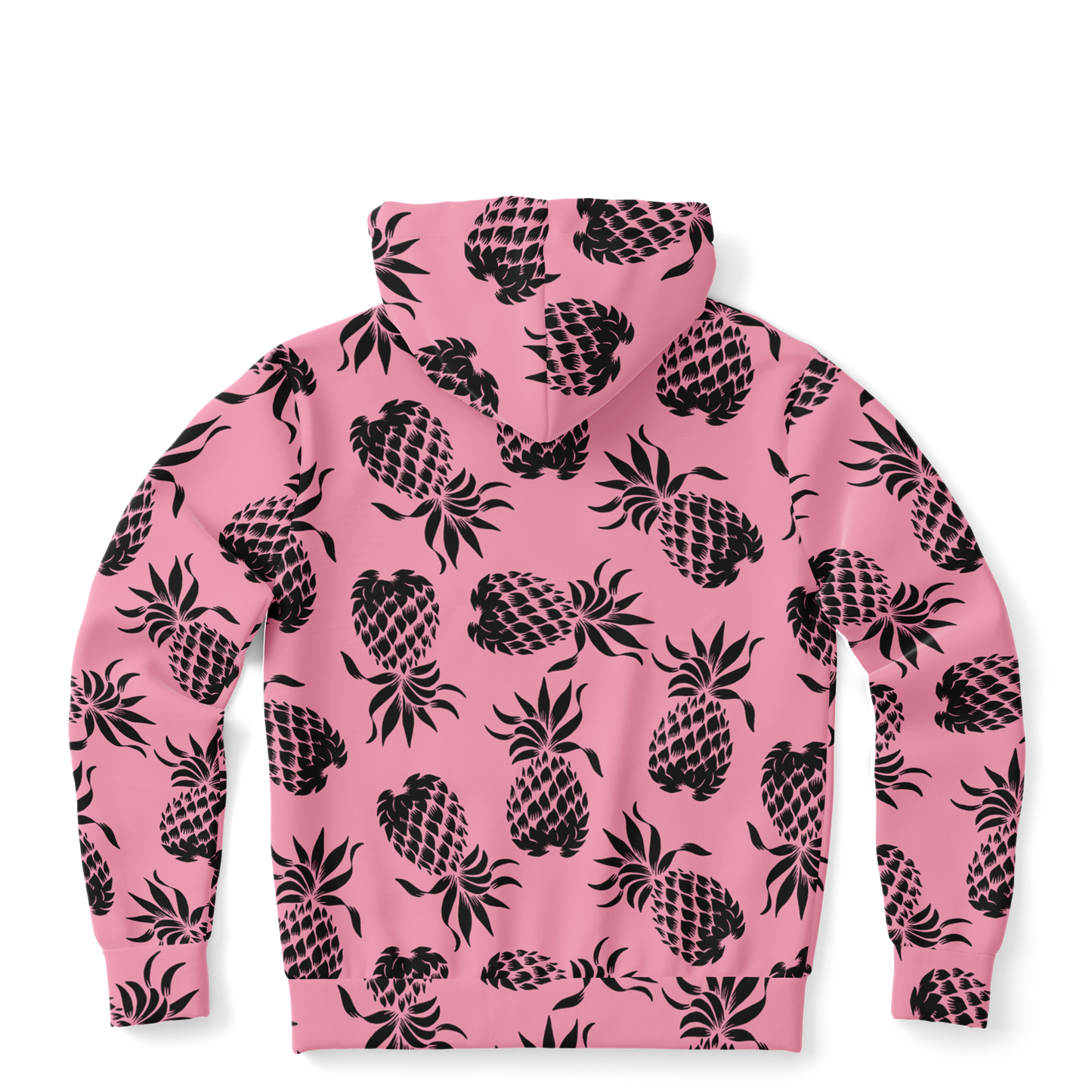 The Aloha Hoodie – Pineapples of Eternity: Pink+Black
