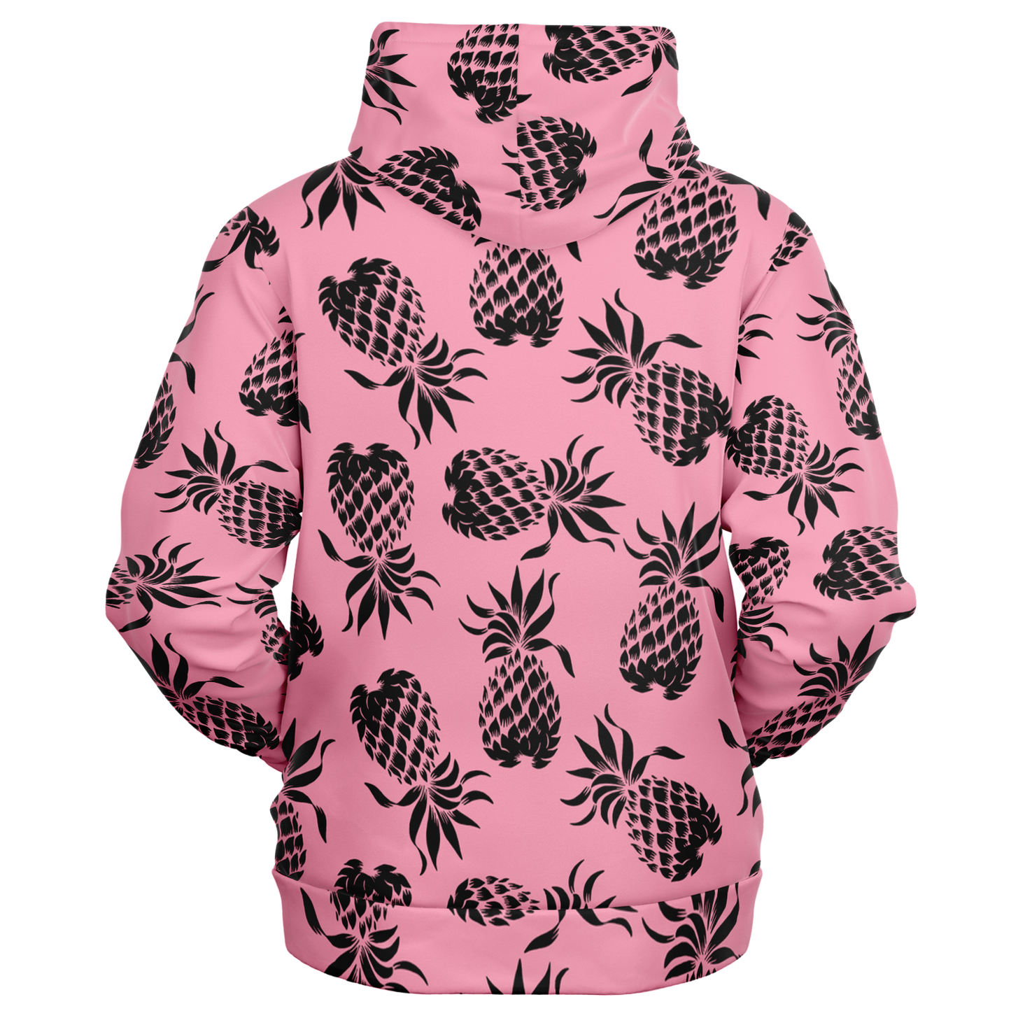 The Aloha Hoodie – Pineapples of Eternity: Pink+Black