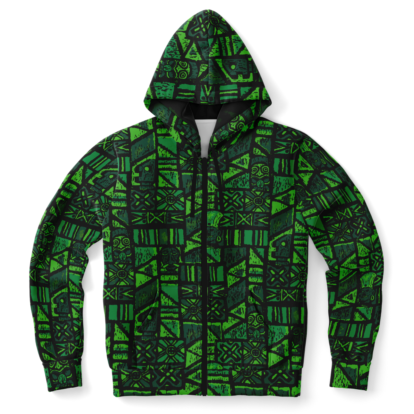 The Aloha Hoodie – Shelter Island Tapa: Fern Grotto