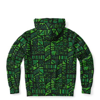 The Aloha Hoodie – Shelter Island Tapa: Fern Grotto