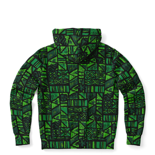 The Aloha Hoodie – OG Tapa: Fern Grotto