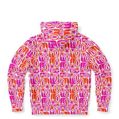 The Aloha Hoodie – Circa70: Pink+Orange+White