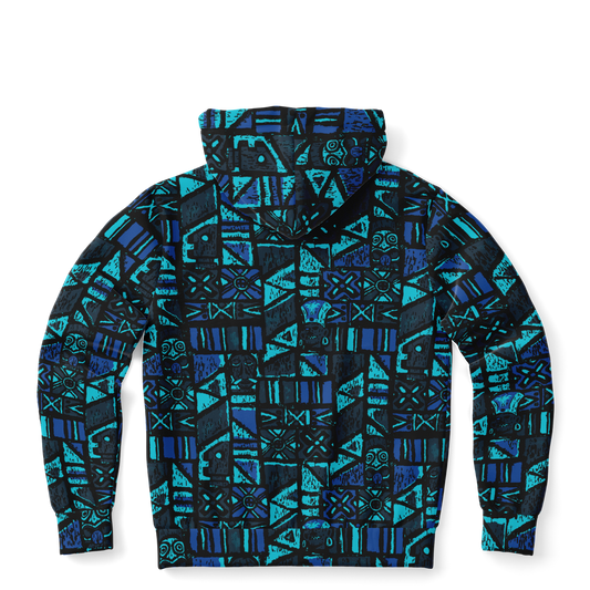 The Aloha Hoodie – Shelter Island Tapa: Midnight Lagoon