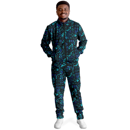The Aloha Tracksuit – Shelter Island Tapa: Midnight Lagoon