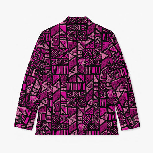 Aloha Blazer-Shelter Island Tapa: Pink
