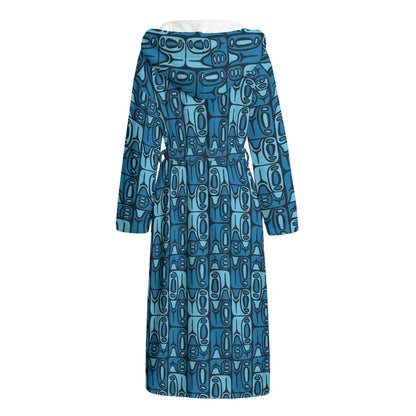 The Aloha Bathrobe – Circa70: Dark Blue + Light Blue