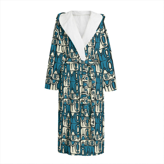 The Aloha Bathrobe – Circa70: Blue + White