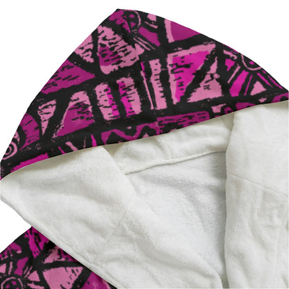 The Aloha Bathrobe – Shelter Island Tapa: Dragon Fruit