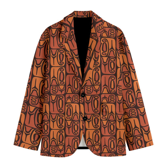 Shelter Island Blazer – Circa70: Dark Orange + Light Orange
