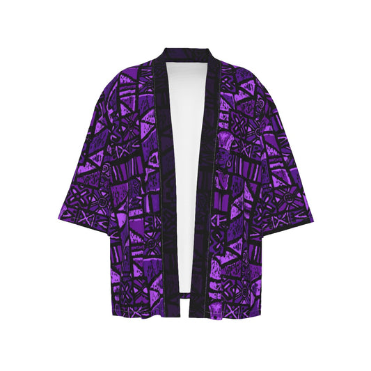 The Cabana Kimono – Shelter Island Tapa: Passion Flower