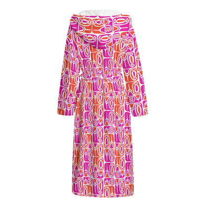The Aloha Bathrobe – Circa70: Pink + Orange + White