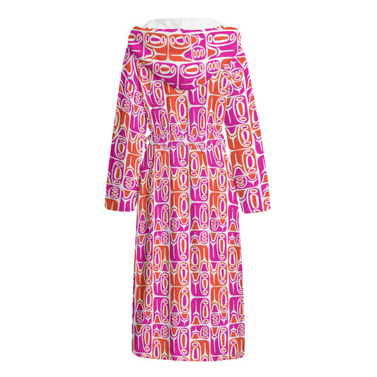 The Aloha Bathrobe – Circa70: Pink + Orange + White