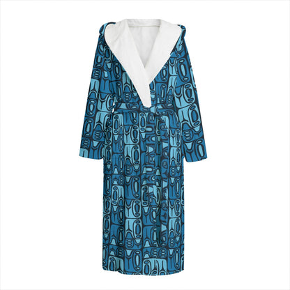 The Aloha Bathrobe – Circa70: Dark Blue + Light Blue
