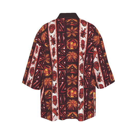 The Cabana Kimono – Caliente: Red