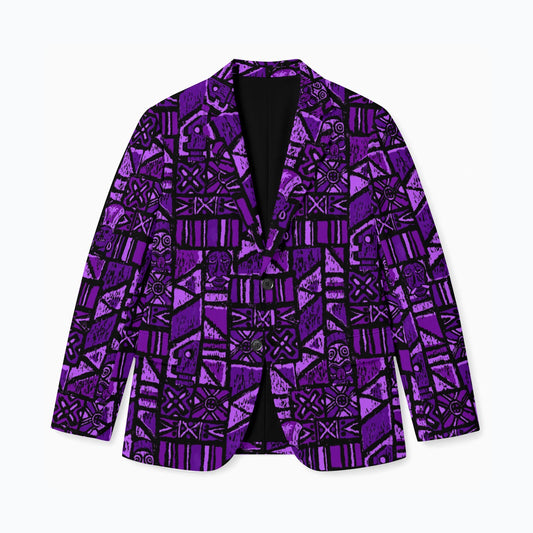 Aloha Blazer-Shelter Island Tapa: Purple