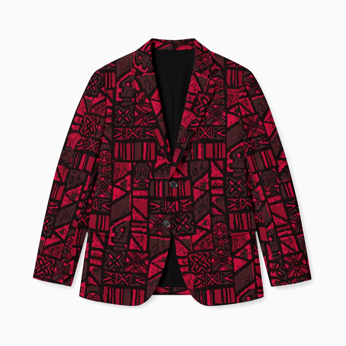 Aloha Blazer-Shelter Island Tapa: Red