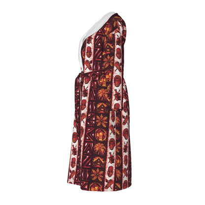 The Aloha Bathrobe – Caliente: Red
