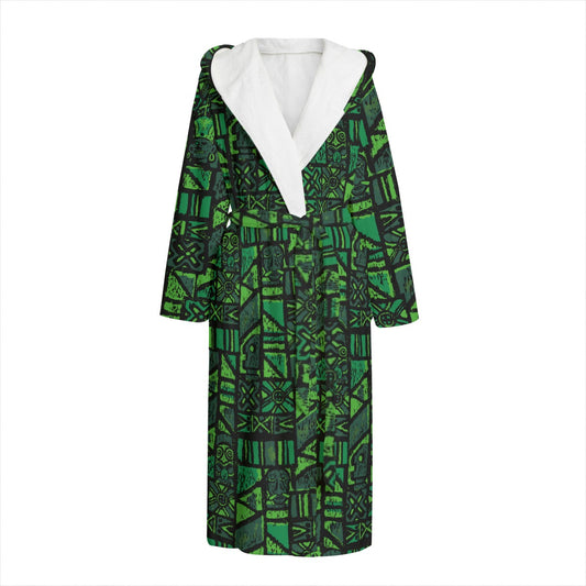 The Aloha Bathrobe – Shelter Island Tapa: Fern Grotto