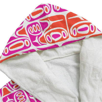 The Aloha Bathrobe – Circa70: Pink + Orange + White