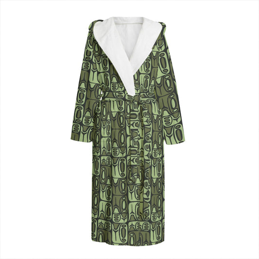 The Aloha Bathrobe – Circa70: Dark Green + Light Green