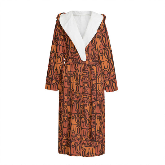 The Aloha Bathrobe – Circa70: Dark Orange + Light Orange