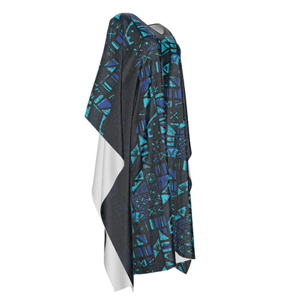 The Simple Caftan – Shelter Island Tapa: Midnight Lagoon
