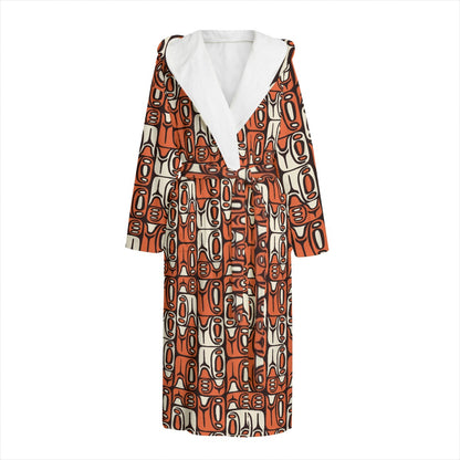 The Aloha Bathrobe – Circa70: Orange + White