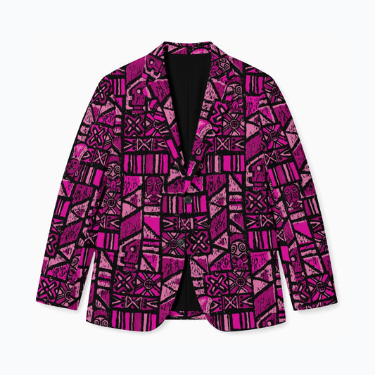 Aloha Blazer-Shelter Island Tapa: Pink