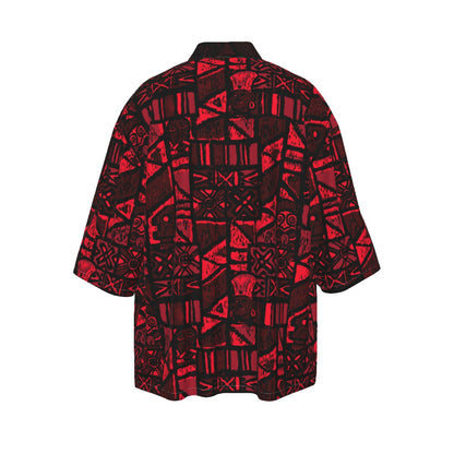 The Cabana Kimono – Shelter Island Tapa: Lava Flow