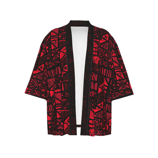 The Cabana Kimono – Shelter Island Tapa: Lava Flow