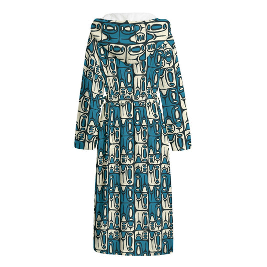 The Aloha Bathrobe – Circa70: Blue + White