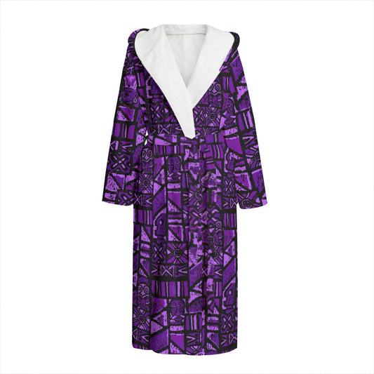 The Aloha Bathrobe – Shelter Island Tapa: Passion Flower