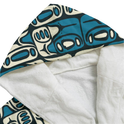 The Aloha Bathrobe – Circa70: Blue + White