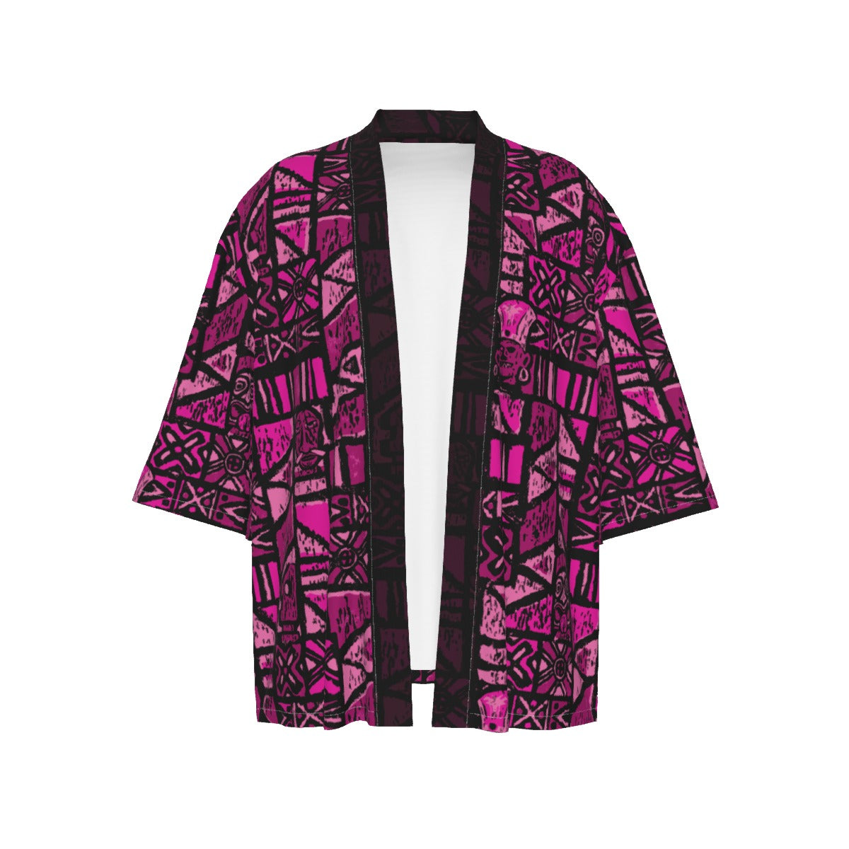 The Cabana Kimono – Shelter Island Tapa: Dragon Fruit