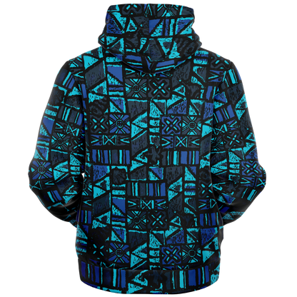 The Aloha Sherpa-Lined Hoodie – OG Tapa: Midnight Lagoon