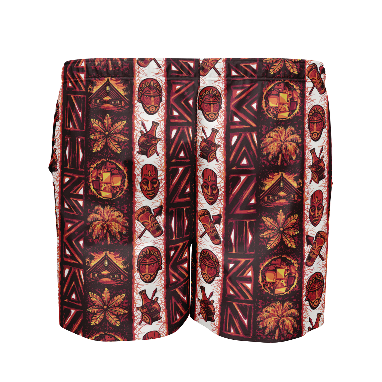 Swim Trunks – PLUS SIZE– Caliente: Red