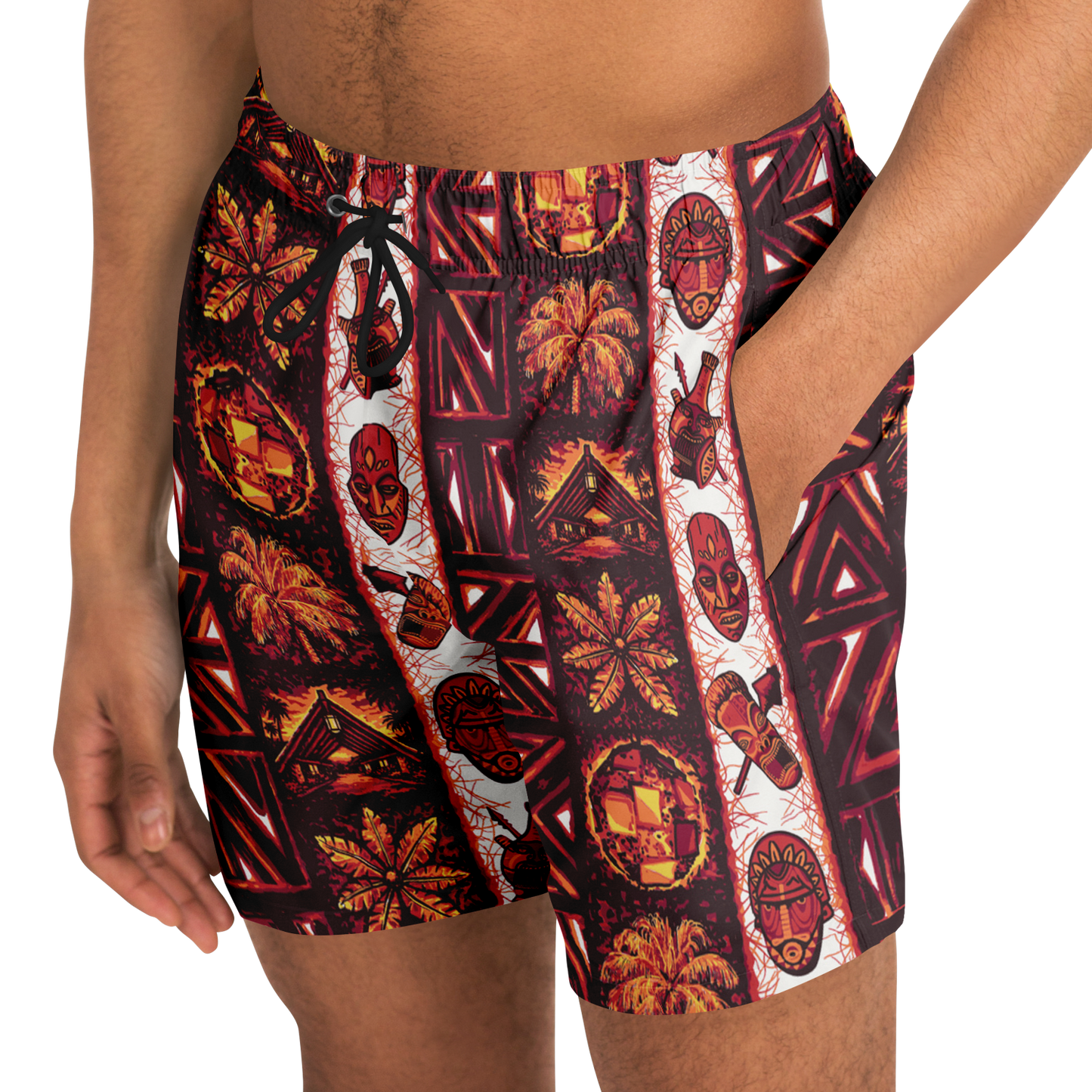 Swim Trunks – Caliente: Red