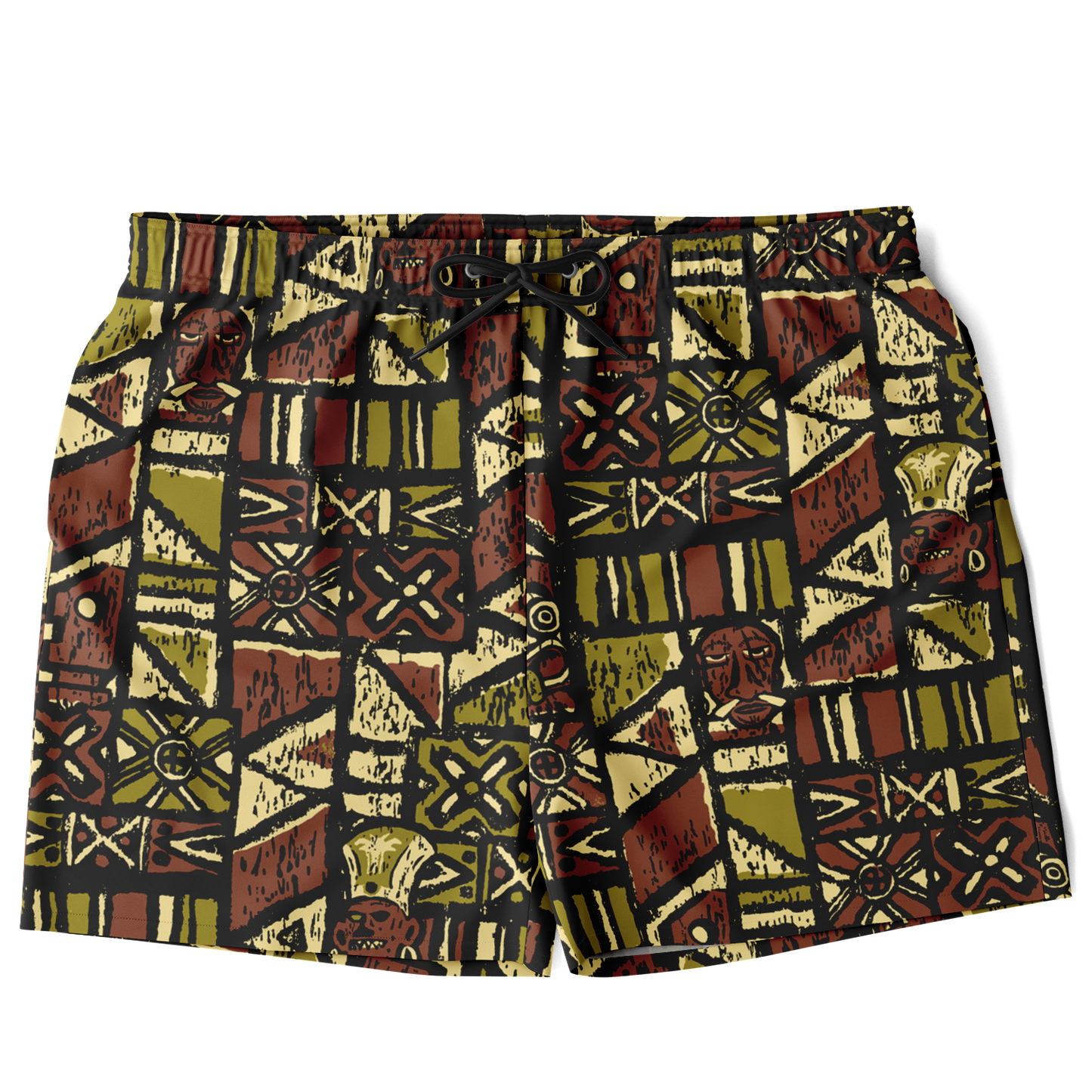 Swim Trunks – PLUS SIZE – Shelter Island Tapa: Jungle Trail
