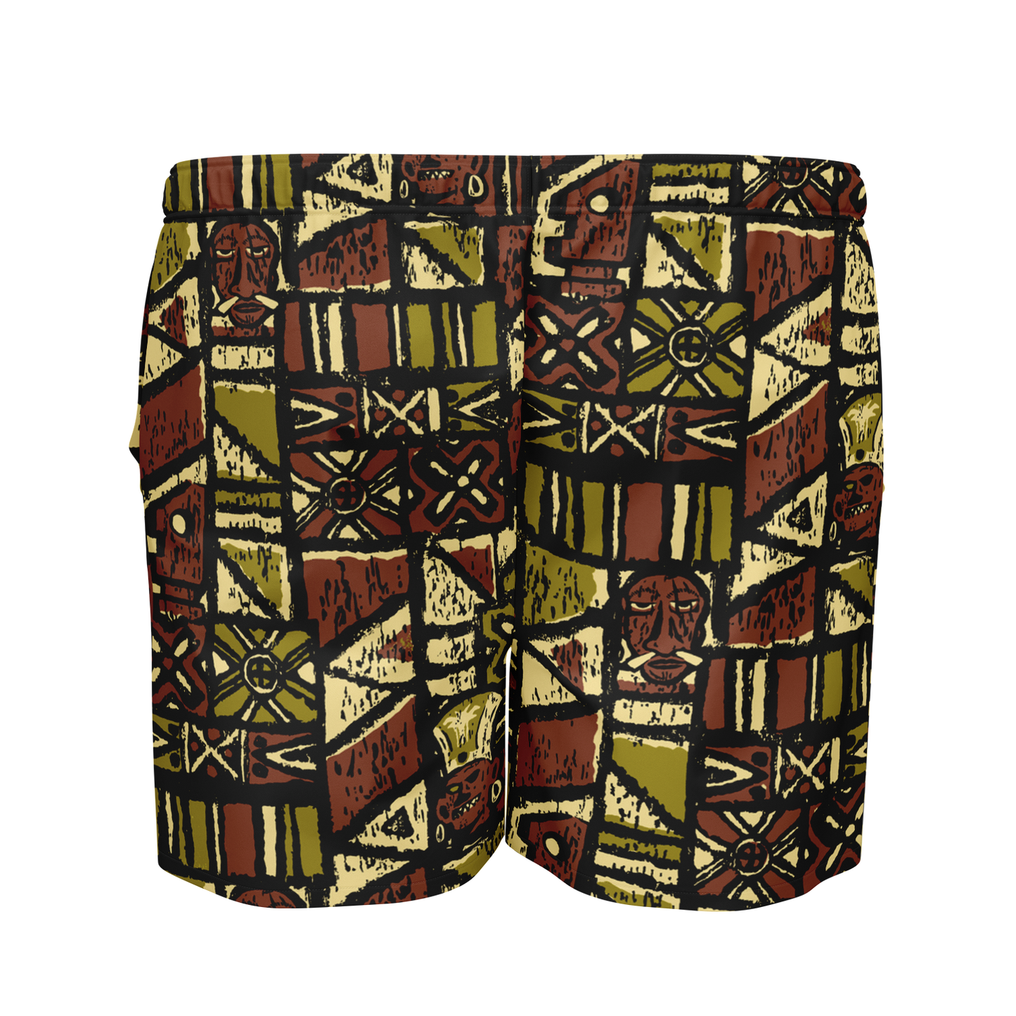 Swim Trunks – PLUS SIZE – Shelter Island Tapa: Jungle Trail