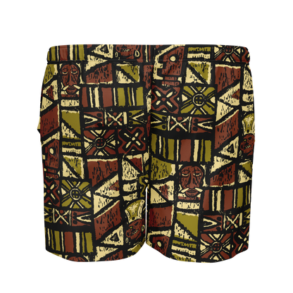 Swim Trunks – PLUS SIZE – Shelter Island Tapa: Jungle Trail